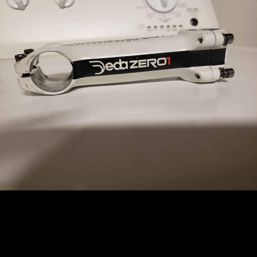Deda Zero1 Bicycle Stem in Black and White